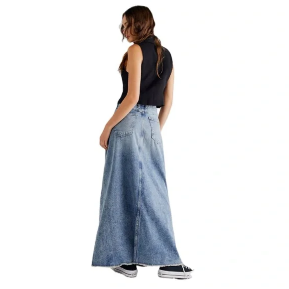 Free PeopleCome As You Are Maxi Skirt NWT